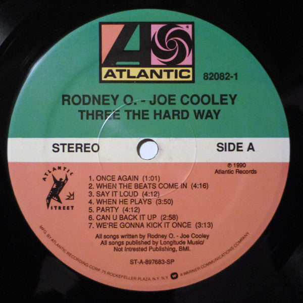 Rodney-O. & Joe Cooley* : Three The Hard Way (LP, Album)